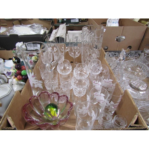 310 - QTY OF GLASSWARE TO INCL CRYSTAL