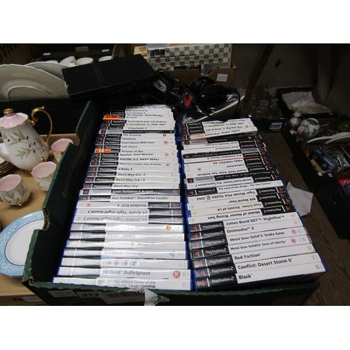 317 - PLAYSTATION 2, GAMES AND ACCESSORIES