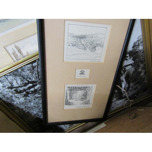 330 - QTY OF FRAMED PRINTS AND FRAMES