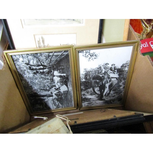 330 - QTY OF FRAMED PRINTS AND FRAMES