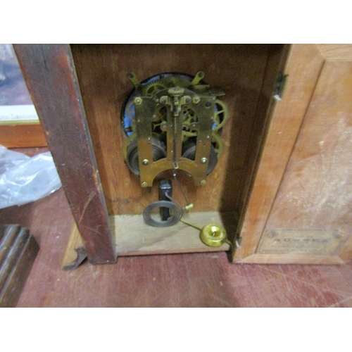 349 - THREE VICTORIAN MANTEL CLOCKS