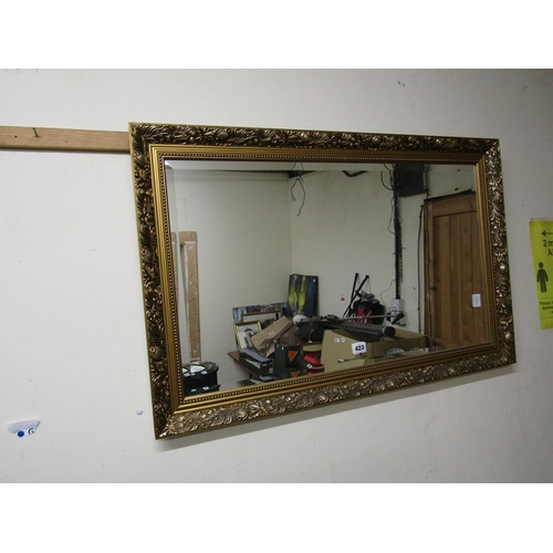 423 - GILT FRAMED BEVEL EDGE MIRROR