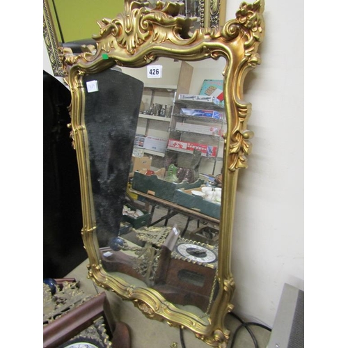 426 - GILT FRAMED WALL MIRROR