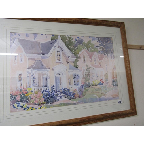 435 - FRAMED WATERCOLOUR