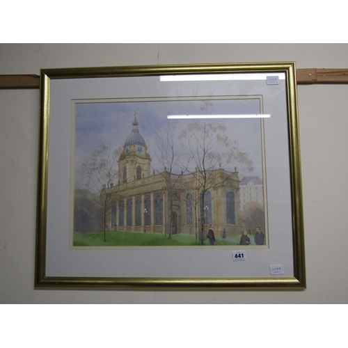 441 - M LAYTON - FRAMED WATERCOLOUR