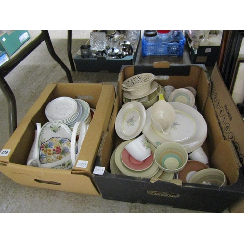 476 - TWO BOXES OF SUSIE COOPER CHINA