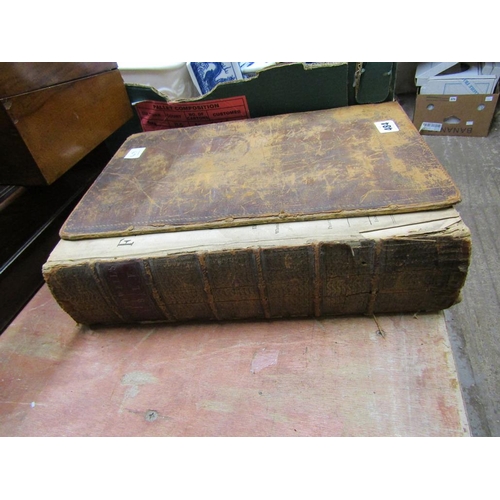 484 - LEATHER BOUND FAMILY BIBLE