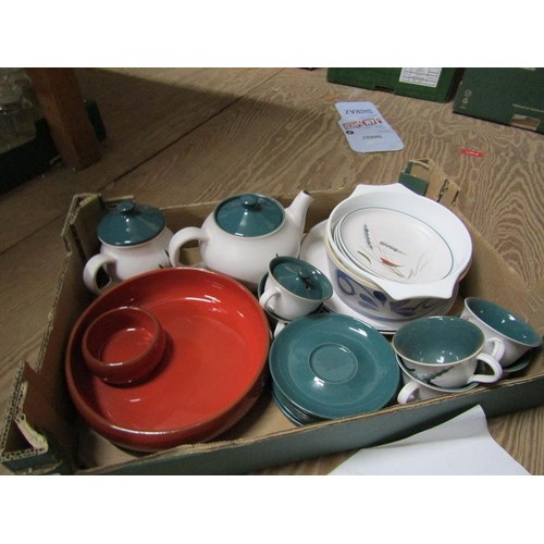 291 - QTY OF DENBY GREEN WHEAT TABLEWARES