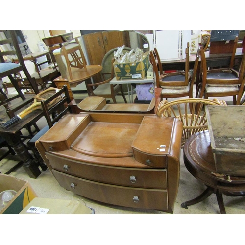 1075 - OAK DRESSING TABLE