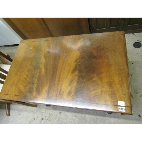 1083 - REPRODUCTION MAHOGANY SOFA TABLE