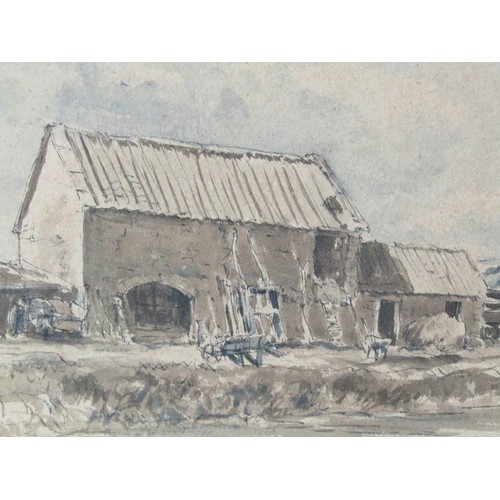 1326A - EARLY 20c SIGNED WATERCOLOUR OF A RURAL SCENE