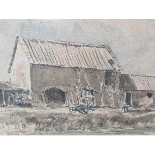 1326A - EARLY 20c SIGNED WATERCOLOUR OF A RURAL SCENE