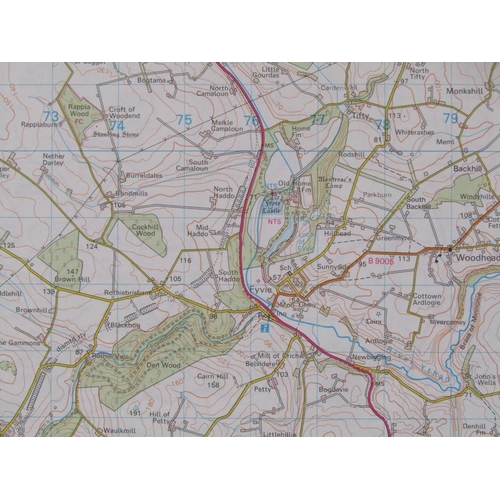 1387 - COLLECTION OF APPROX. 126 1987 LAND RANGERS SERIES ORDNANCE SURVEY SHEETS 1:50000 SCALES