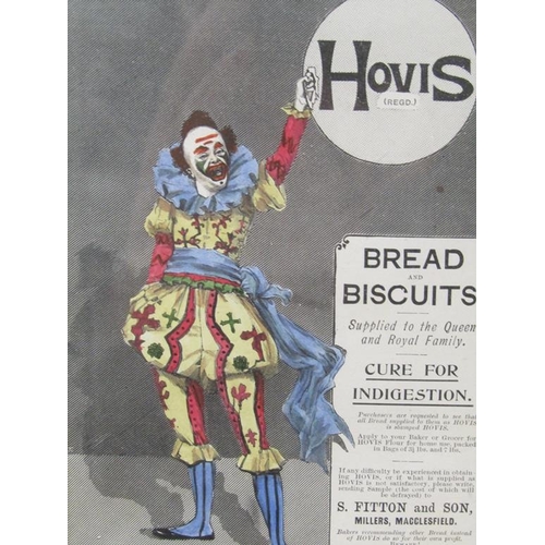 1394 - F/G HOVIS BREAD ADVERTISING PICTURE, 18CM X 11CM