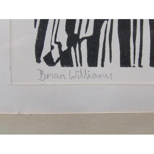 1405A - BRIAN WILLIAMS LIMITED EDITION BLACK AND WHITE PRINT