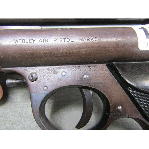 1572 - WEBLEY MK1 AIR PISTOL