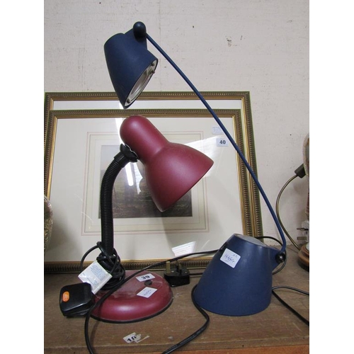 39 - ANGLE POISE LAMPS