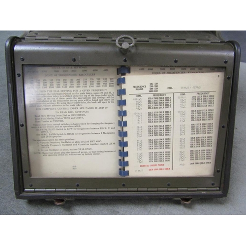 1304 - MIILITARY FREQUENCY METER BC-221-M BY BENDIX RADIO