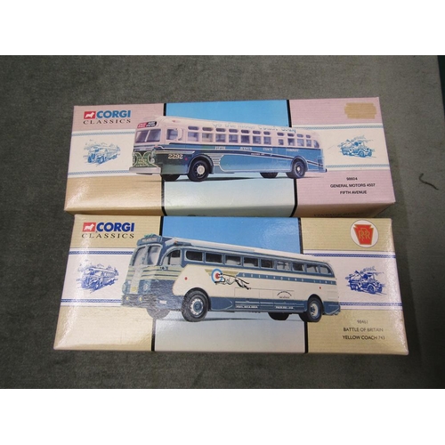 1316 - COLLECTION OF TEN CORGI DIECAST COACHES BOXED