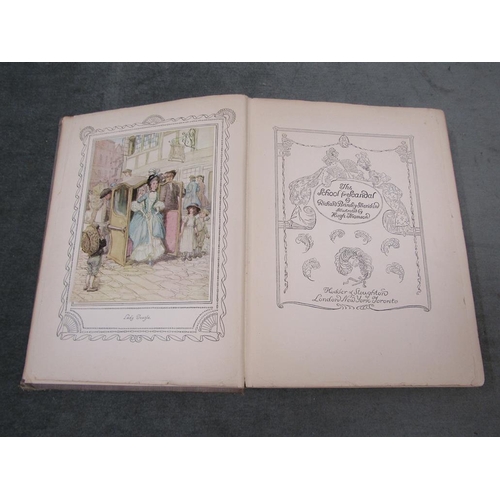 1330 - TWO BOOKS - TALES FROM THE ARABIAN NIGHTS, ILLUSTRATED BY GORDON-NICOLL TOGETHER WITH A BOOK THE SCH... 