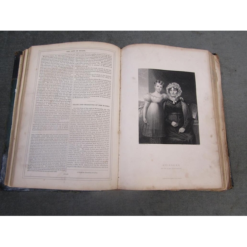 1401 - TWO 19c COPIES OF BURNS WORKS , BEING VOLUMES 1 AND 2