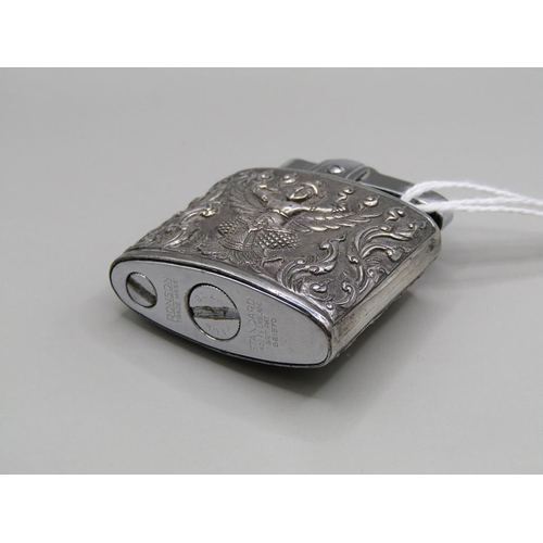 1455 - RONSON SILVER CASED LIGHTER