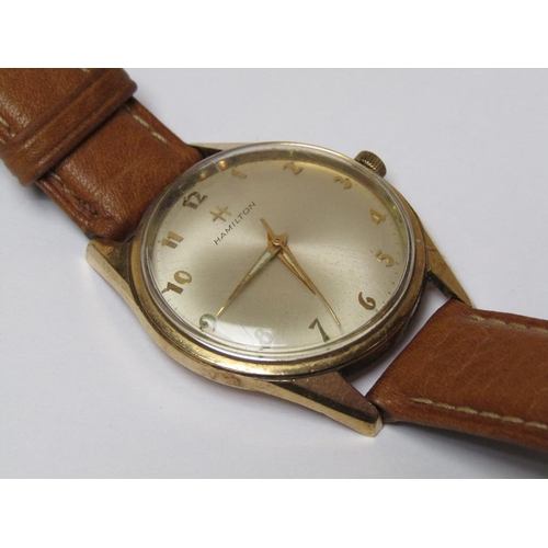 1469 - 9CT GOLD HAMILTON GENTS WATCH