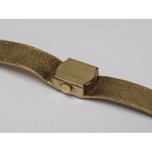 1474 - 9CT GOLD ROTARY LADIES WATCH, TOTAL 21.9g