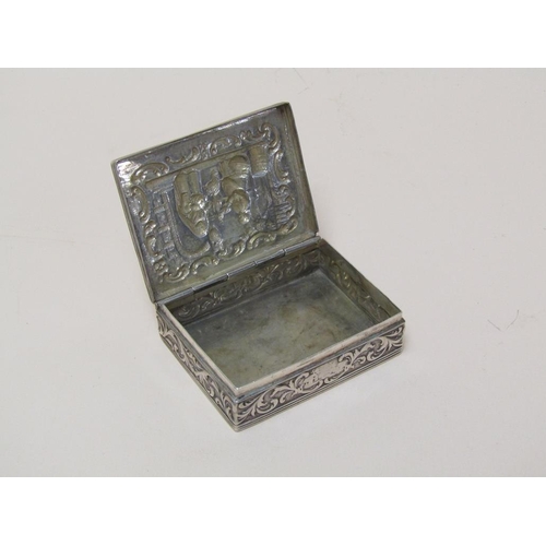 1484 - VICTORIAN SILVER SNUFF BOX