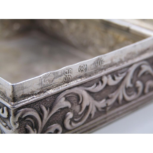 1484 - VICTORIAN SILVER SNUFF BOX