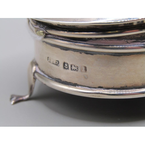 1488 - EDWARDIAN SILVER RING BOX