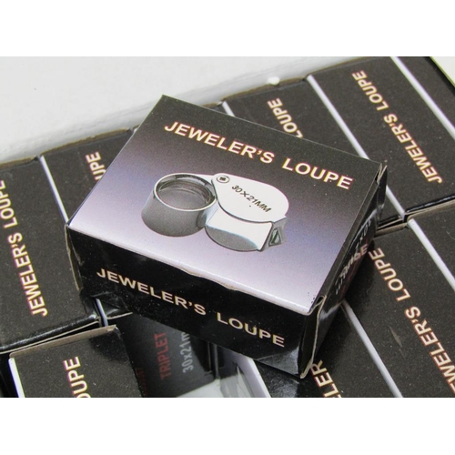 1506 - BOX OF JEWELLERS LOUPES