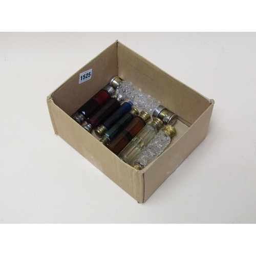 1525 - BOX OF EIGHT DOUBLE ENDED SCENT BOTTLES