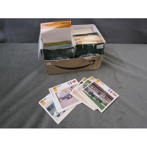 1744 - BOX OF COLLECTORS CLUB  CLASSIC CAR EPHEMERA