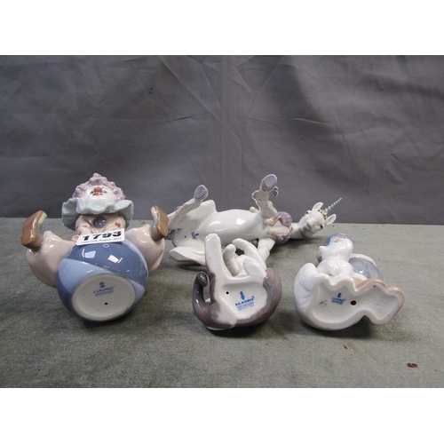 1793 - LLADRO PORCELAIN FIGURES TO INCL UNICORN, 22.5CM H