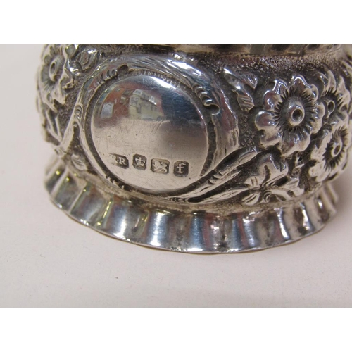 1626 - TWO BOXES SILVER NAPKIN RINGS