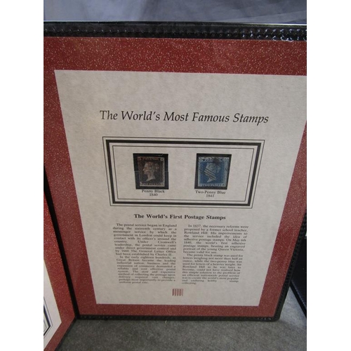 1772 - ELEVEN ALBUMS OF THE WORLDS MOST FAMOUS STAMPS, WESTMINSTER COLLECTION TO INC. PENNY BLACKS, PENNY R... 