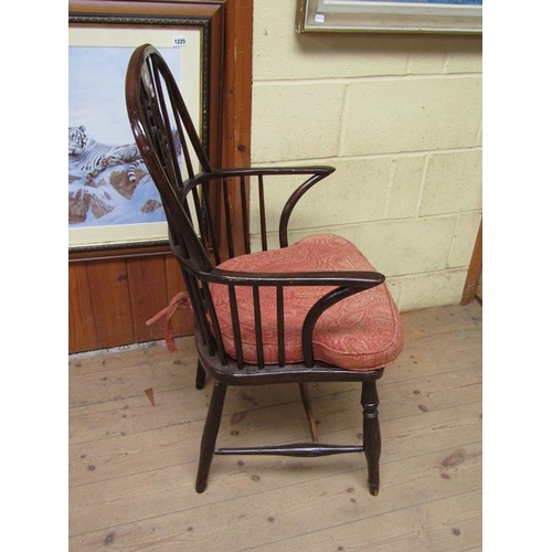 1904 - 19c WINDSOR HOOPED SPINDLEBACKED ARMCHAIR