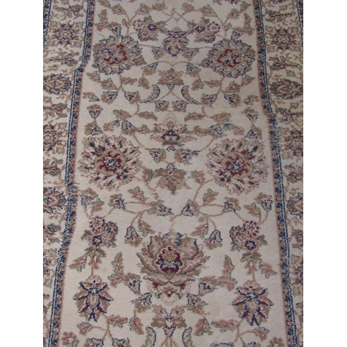 1938 - BLENHEIM CONTEMPORARY CREAM GROUND FLORAL PATTERNED RUG