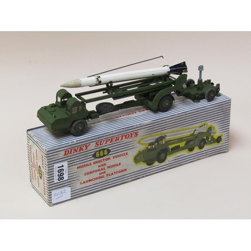 1698 - DINKY SUPERTOYS 666 MISSILE ERECTOR