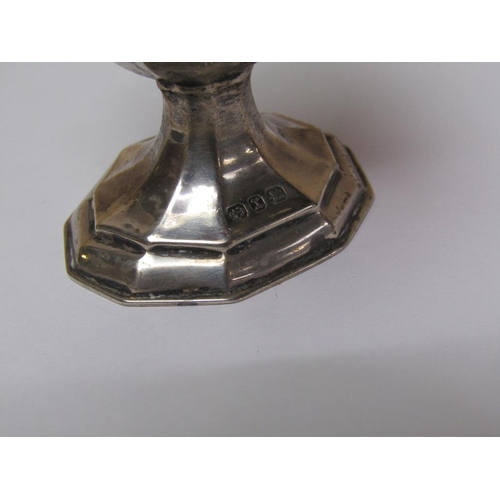 1707 - SILVER VESTA, NAPKIN RING, BROOCH, SPOON, PEPPER