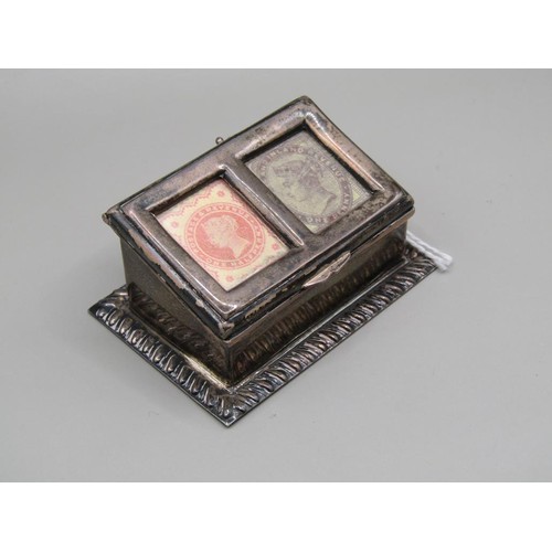 1461 - SILVER STAMP BOX