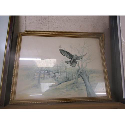 141 - FRAMED WILDLIFE PRINTS AFTER KEITH ALDRED