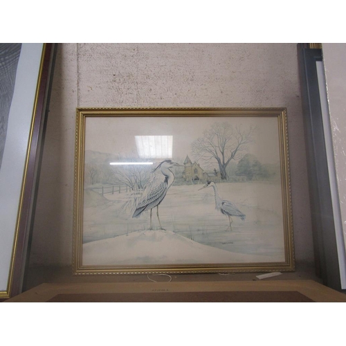 141 - FRAMED WILDLIFE PRINTS AFTER KEITH ALDRED