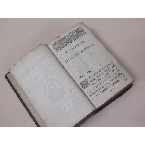 1 - A book - The Spectator, volume V, printed in London 1797, leather bound.