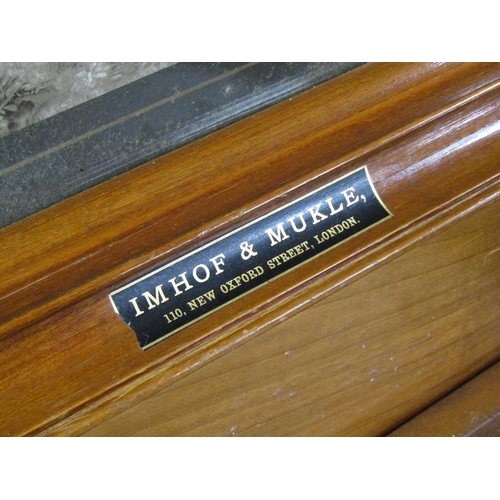 25 - A late 19c German polyphon retailed by Imhof & Mukle of New Oxford St. London.  It is contained in a... 