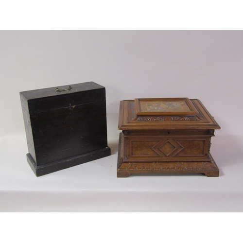 25 - A late 19c German polyphon retailed by Imhof & Mukle of New Oxford St. London.  It is contained in a... 