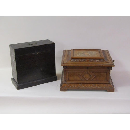 25 - A late 19c German polyphon retailed by Imhof & Mukle of New Oxford St. London.  It is contained in a... 