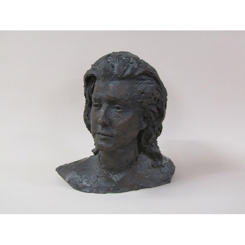 50 - A composite bust of a lady, by Karin Jonzen, 37cm h.