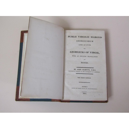 6 - Two books - The Georgicks of Virgil with an English translation and notes by John Martyn, being the ... 